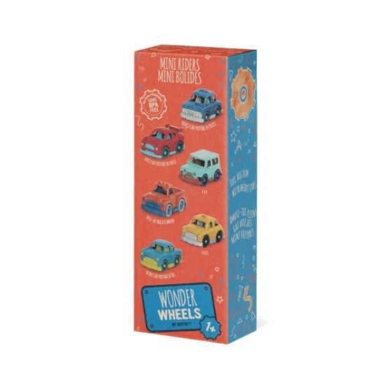 Wonder Wheels Zestaw 6 małych autek – 6 MINI RIDERS