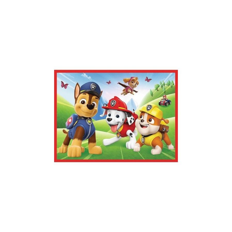 Trefl Puzzle 2 en 1 - (30,48 piezas) memoria - Equipo de perros