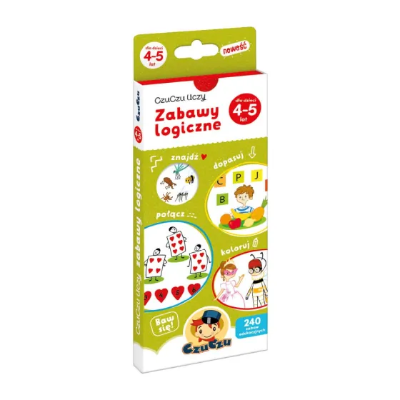 CzuCzu Tanít logikai móka 4-5 év - 9788366762367