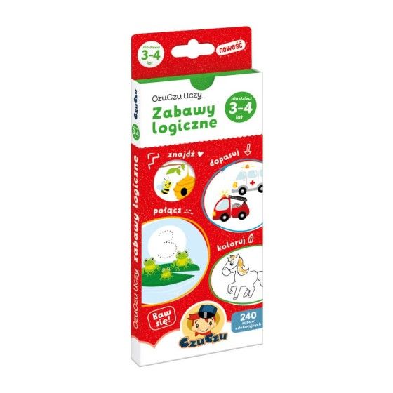 CzuCzu Uczy Zabawy logiczne 3-4 lat