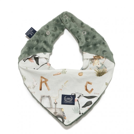 FOULARD MINKY LA MILLOU - FERME ABC - KAKI