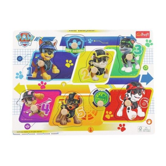 Trefl Puzzle médium páv hliadky