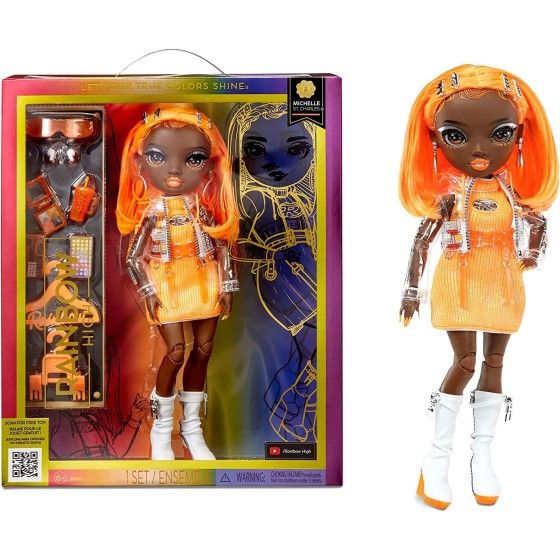 Rainbow High S23fashion docka orange