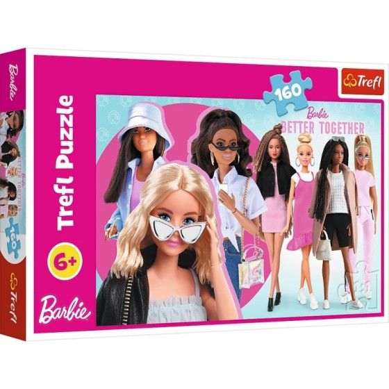 Trefl Puzzle 160el. - Barbie i jej świat