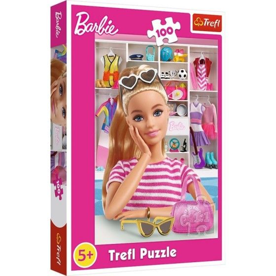 Trefl 100el puzzle. - találkozik Barbie - 5900511164589