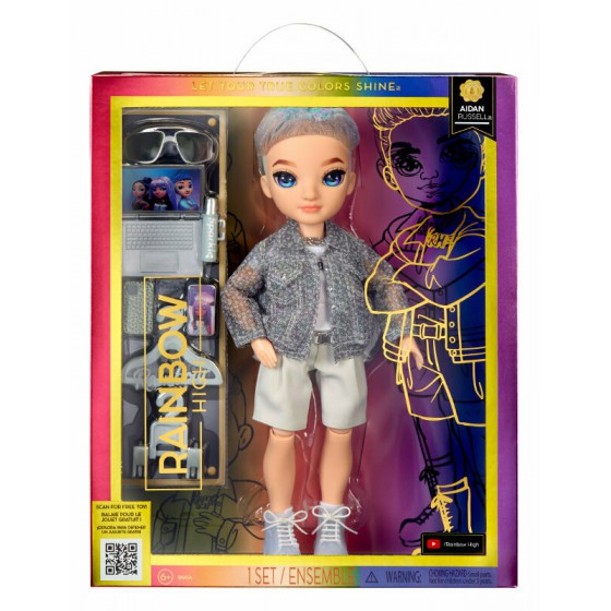 Rainbow High S23 Doll de mode Aidan Russell