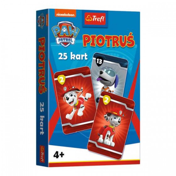 Trefl Karty Piotruś - Paw Patrol - 5900511085136