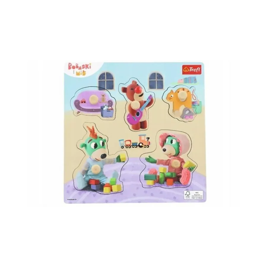 Trefl Mini Bobs és Teddy Bear Puzzle - 5900511616217