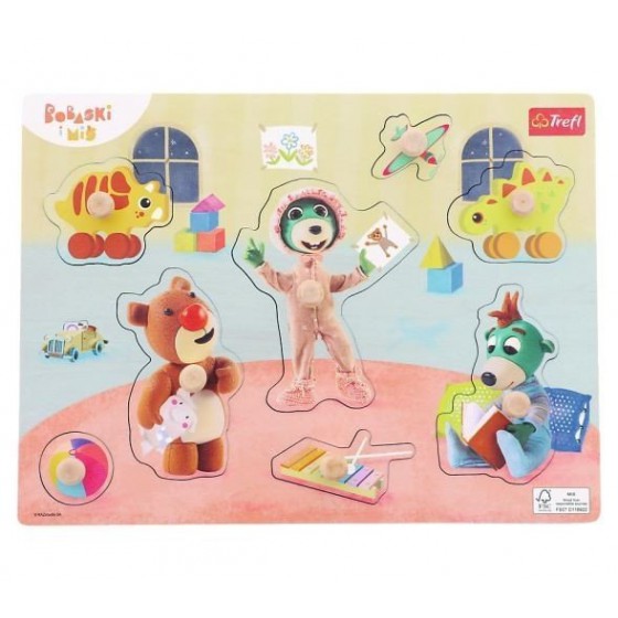 Trefl Puzzle moyen Babaski et Ours en peluche