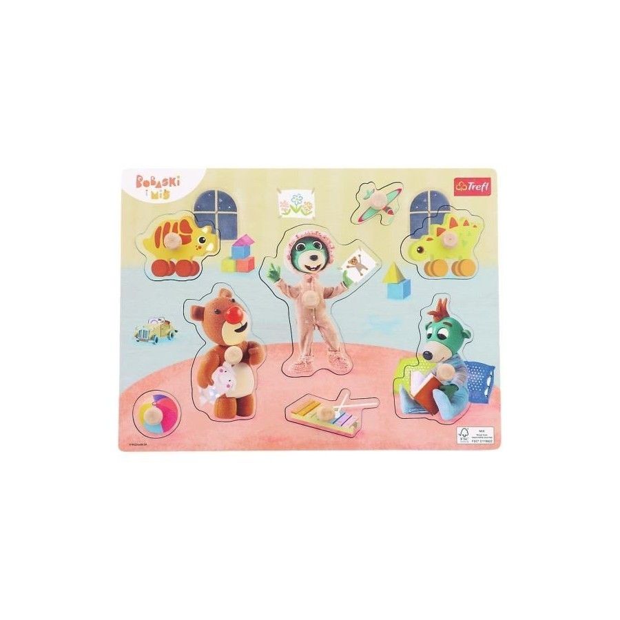 Trefl Puzzle medium Bobaski i Miś