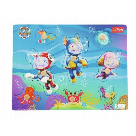 Trefl Puzzle moyen Paw Patrol sous l'eau