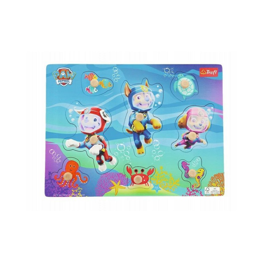 Trefl Puzzle medium Paw Patrol pod vodou