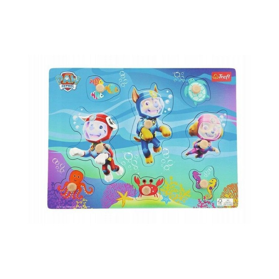 Trefl Puzzle medium Paw Patrol under water