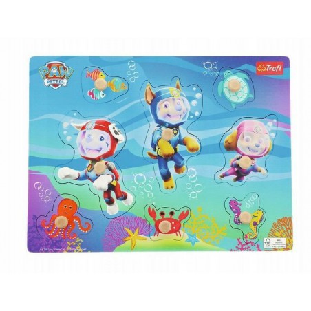 Trefl Puzzle medium Paw Patrol pod vodou