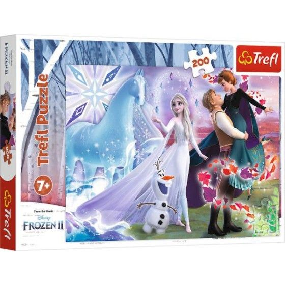 Trefl Puzzle 200el. - Kraina Lodu 2 Magiczny świat sióstr