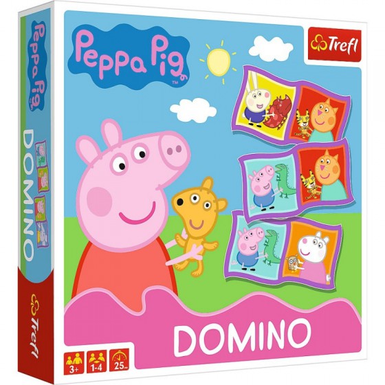 Trefl Juego - Dominó Peppa Pig