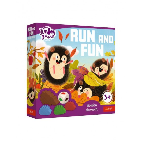 Trefl Gra planszowa dla dzieci Run and Fun - 5900511024791