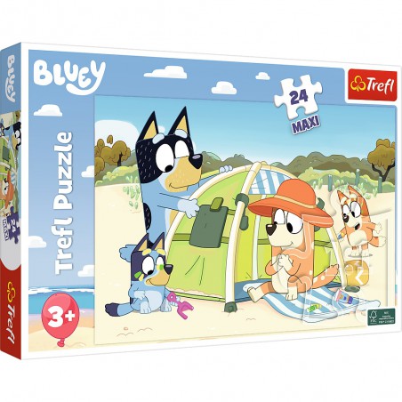 Trefl Puzzle maxi 24el. - Wspaniały dzień Bluey