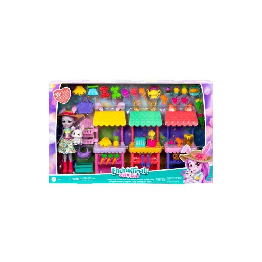 Enchantimals targ króliczków z lalką