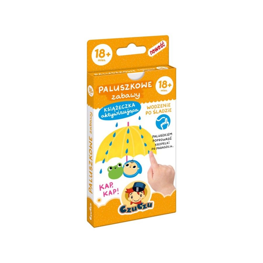 CzuCzu Paluszkowe zabawy CzuCzu dla dzieci 18m+ - 9788366762749
