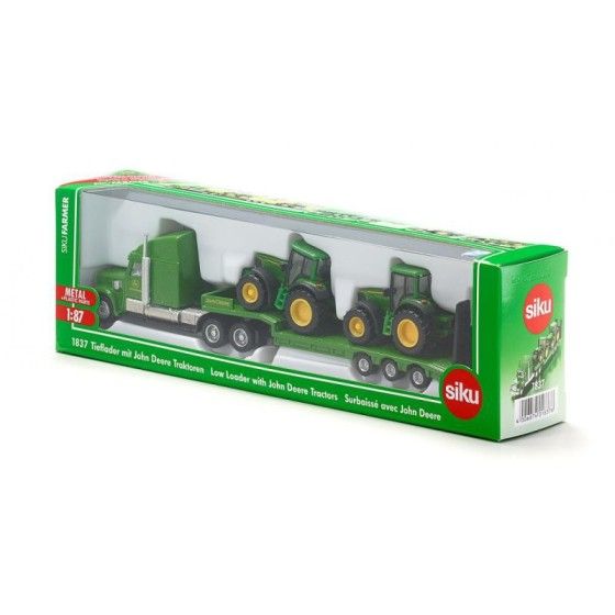 Siku Фермер - грузавік з паўпрычэпам + 2 трактароў