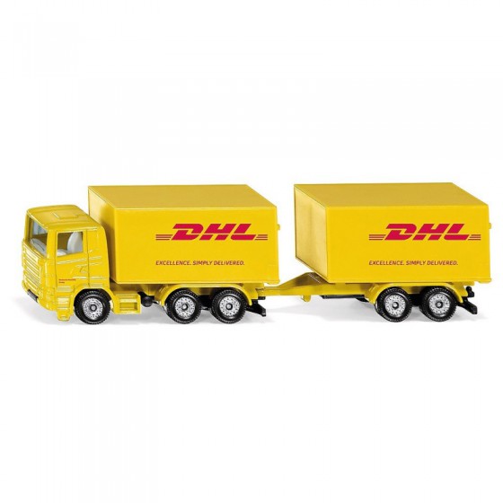 Siku Ciężarówka z przyczepą firmy DHL - 4006874016945