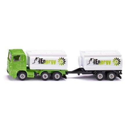 Siku Un camion-citerne et une remorque