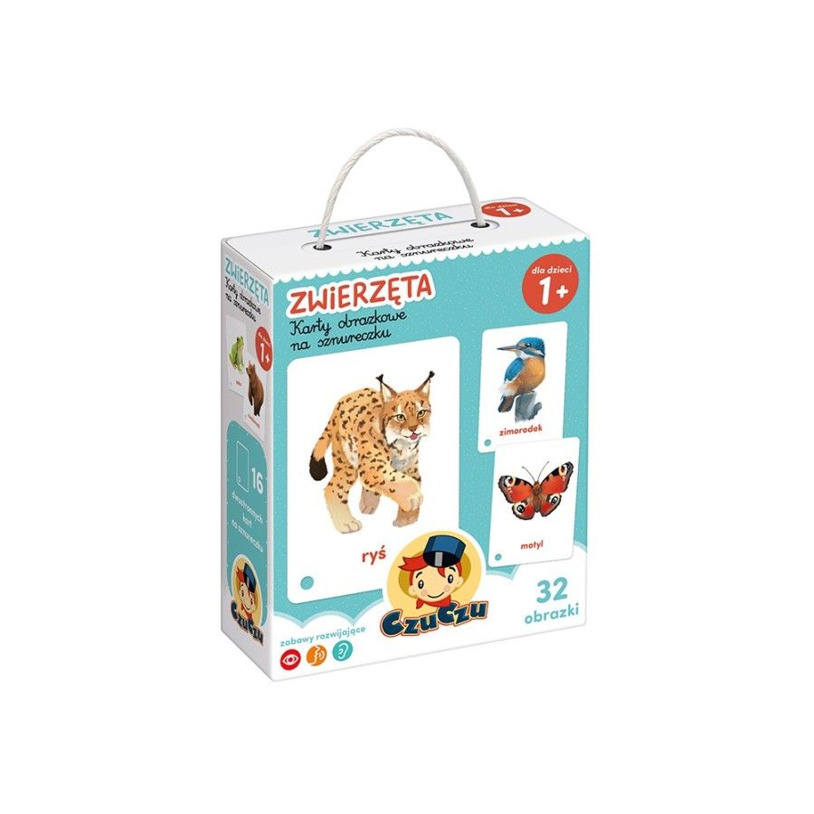 CzuCzu Képkártyák egy string - állatok - 9788366762145