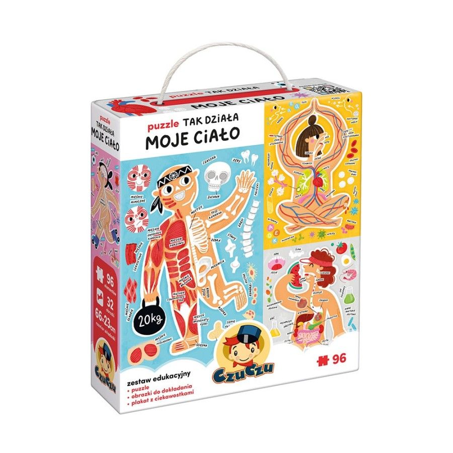 CzuCzu CzuCzu Puzzle Tak działa moje ciało - 5902983492429