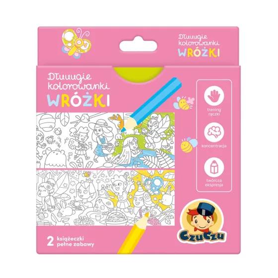 CzuCzu Dibujos largos para colorear - Hadas 4+