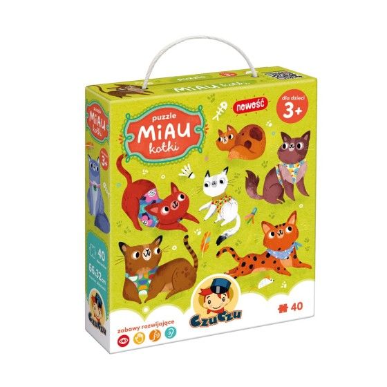 CzuCzu CzuCzu Puzzle Miau Kotki 3+