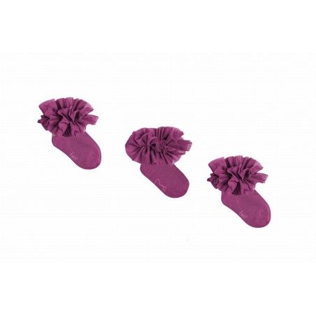 Mama's Feet Socken Tutu - Weichweiss 0-1 Jahre