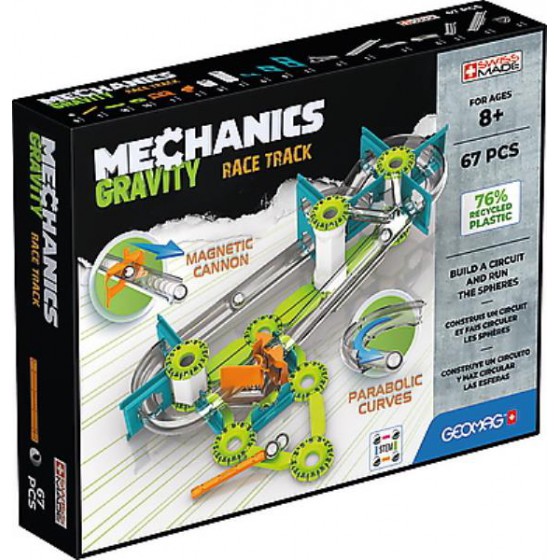 Geomag Mechanics Gravity RE Race Track 67 - blocchi magnetici