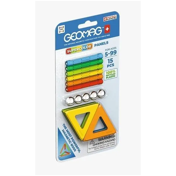 Geomag SuperColor panelek újrahasznosított buborékfólia 15 El. 