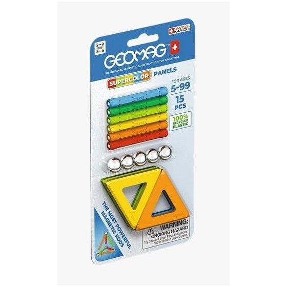 Geomag Supercolor Panels Recycled Blister 15 el.