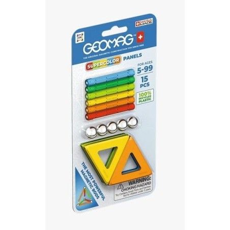 Geomag SuperColor panelek újrahasznosított buborékfólia 15 El.