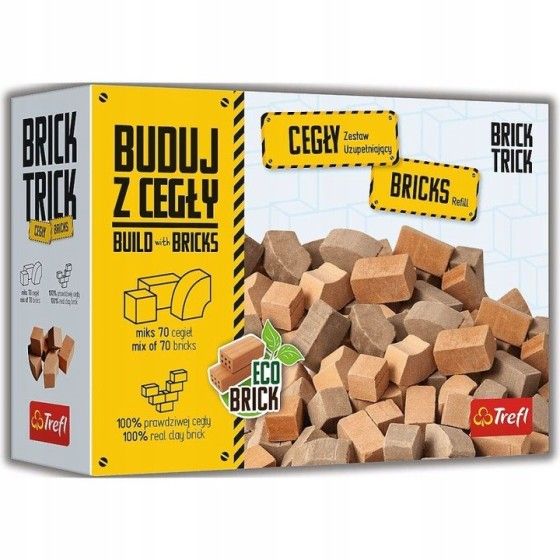 Brick Trick cegły zamkowe mozaika 70 sztuk