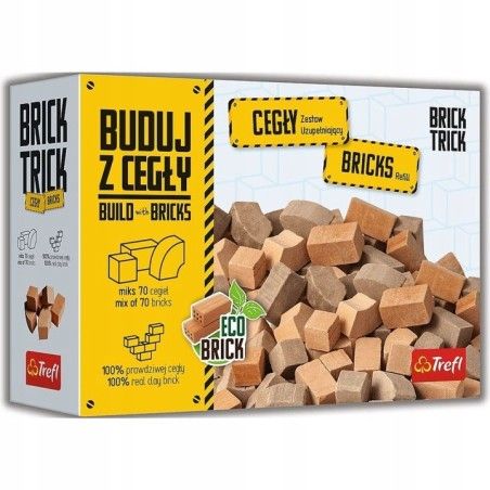 Brick Trick cegły zamkowe mozaika 70 sztuk
