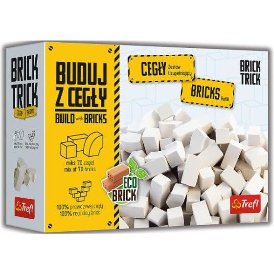 Brick Trick schlosssteine, weiß, 70 stück