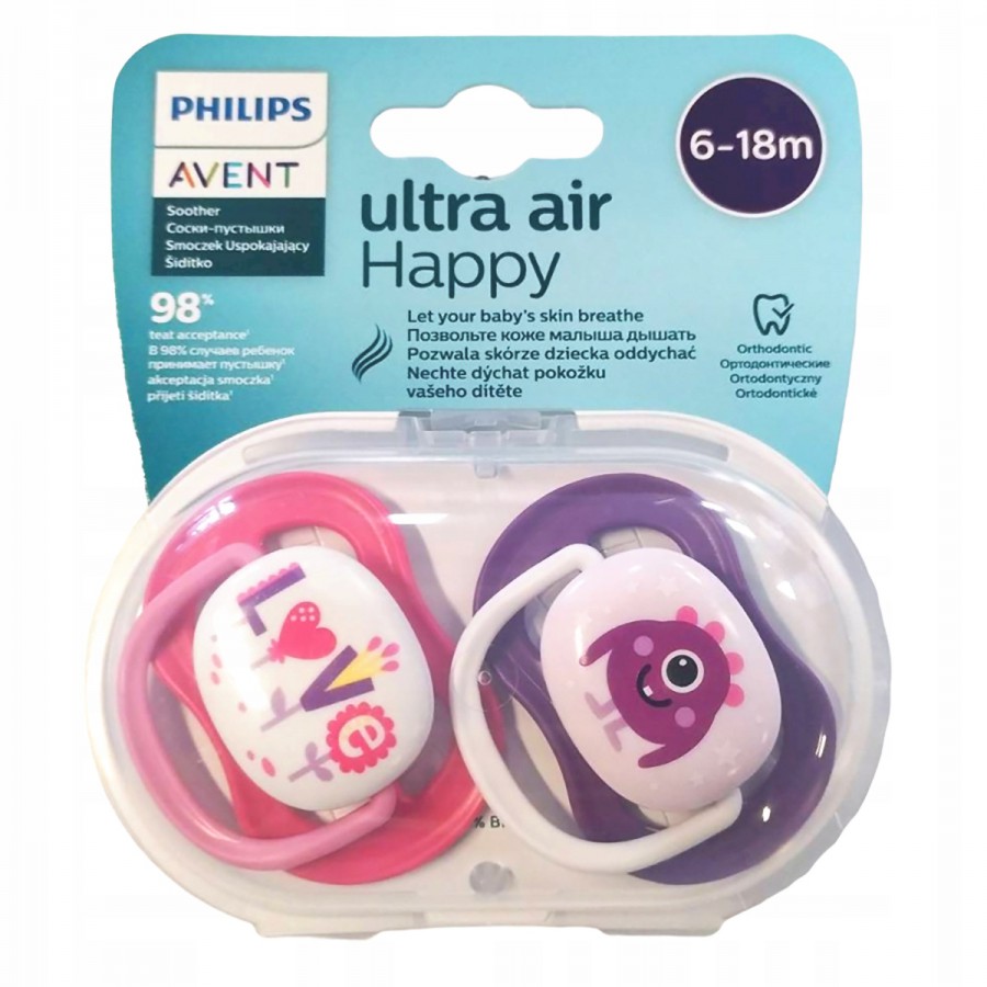 Philips Avent Ciuccio Ultra Air Coll Mix 6-18 mesi