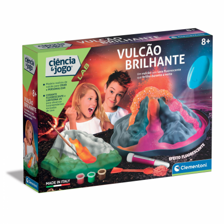 Clementoni VULCAO BRILHANTE – Leuchtender Vulkan