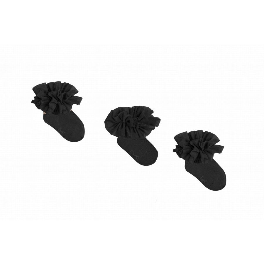 Mama's Feet 芭蕾舞短袜 - 黑色 1-3 岁