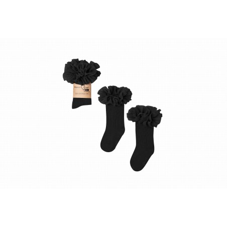Chaussettes hautes Tutu Mama's Feet - Noir 0-1 ans