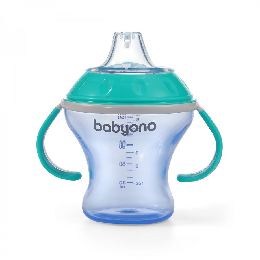 Babyono Non-spill cup with soft spout NATURAL NURSING 180ml -