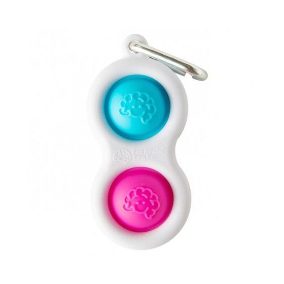 Fat Brain Toy Bubbles Dimpl Nyckelkedja. Enkel dimpl. 