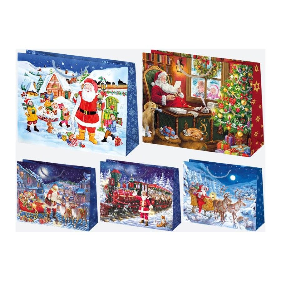 Pol-Mak This is a T8 380x290x100 Christmas decorative bag. 