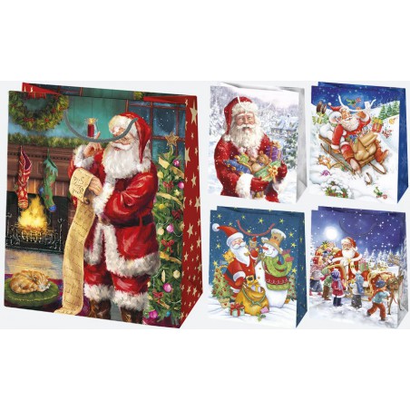 Pol-Mak Tasche T4 mit 190x230x105 Farben. Weihnachtsgeschenk-Set 67 Weihnachtsmann 1.