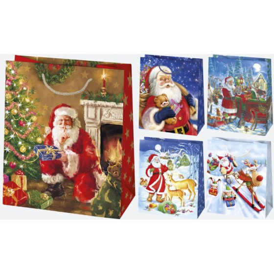 Pol-Mak Busta decorativa T4 190x230x105 Set Stelle 63 Babbo Natale - Bambini a10 1 pz.