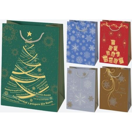 Pol-Mak Decoratieve handtas T16 Gold 230x320x110 Star Zest. 4 stuks.