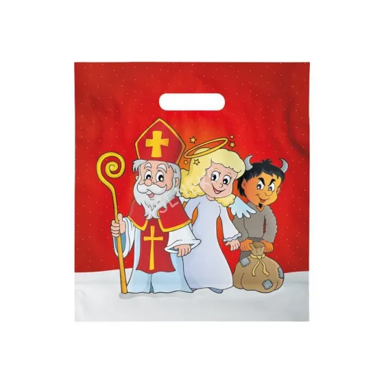 Mfp Ajándék táska Szent. Mikołaj M mintázat 19 29x32x8 1d. 